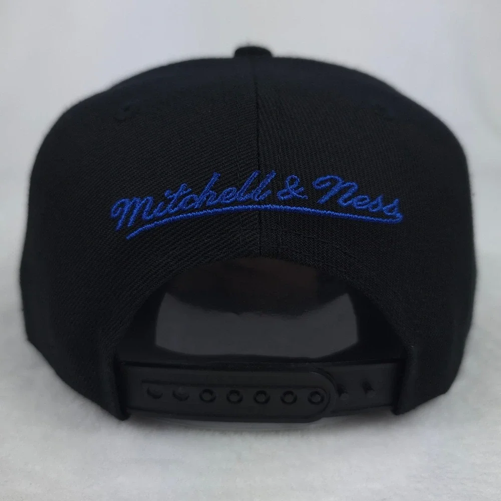 Denver Nuggets Mitchell & Ness NBA Snapback Hat Cap 3D Logo Torn Ripped Bill NWT